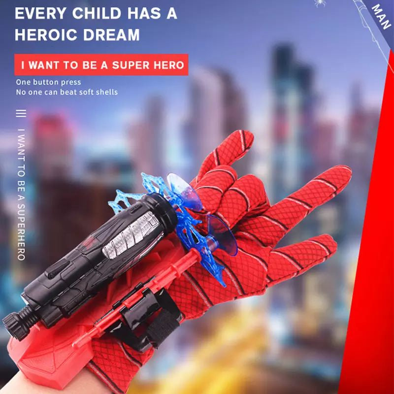 Guante De Spiderman Con 3 Balines